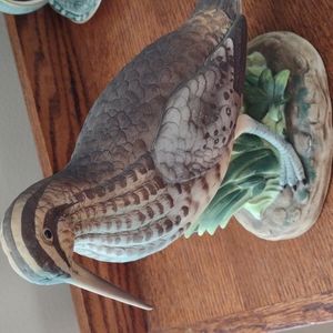 Hand painted porcelain bird